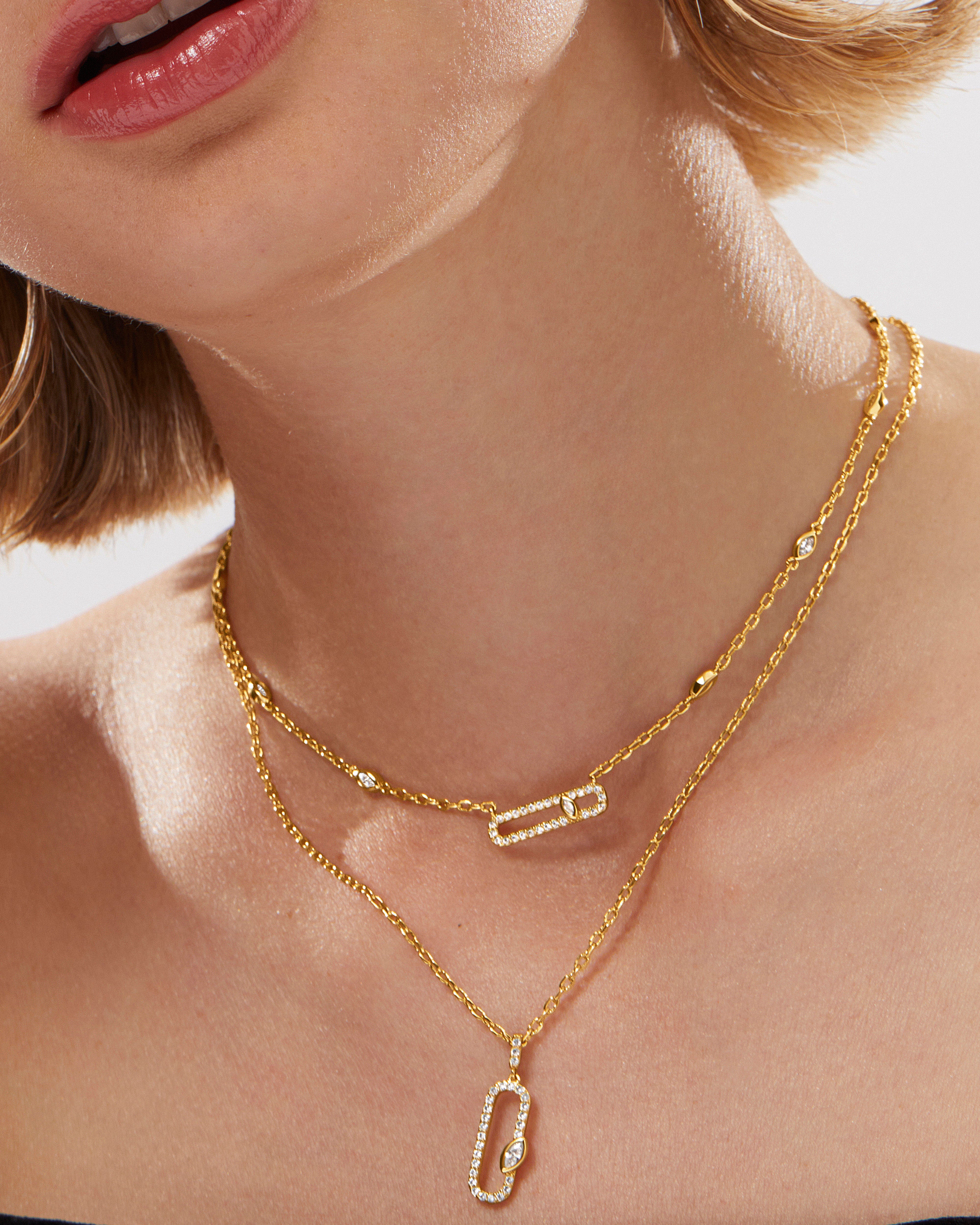 Halo Brilliance necklace