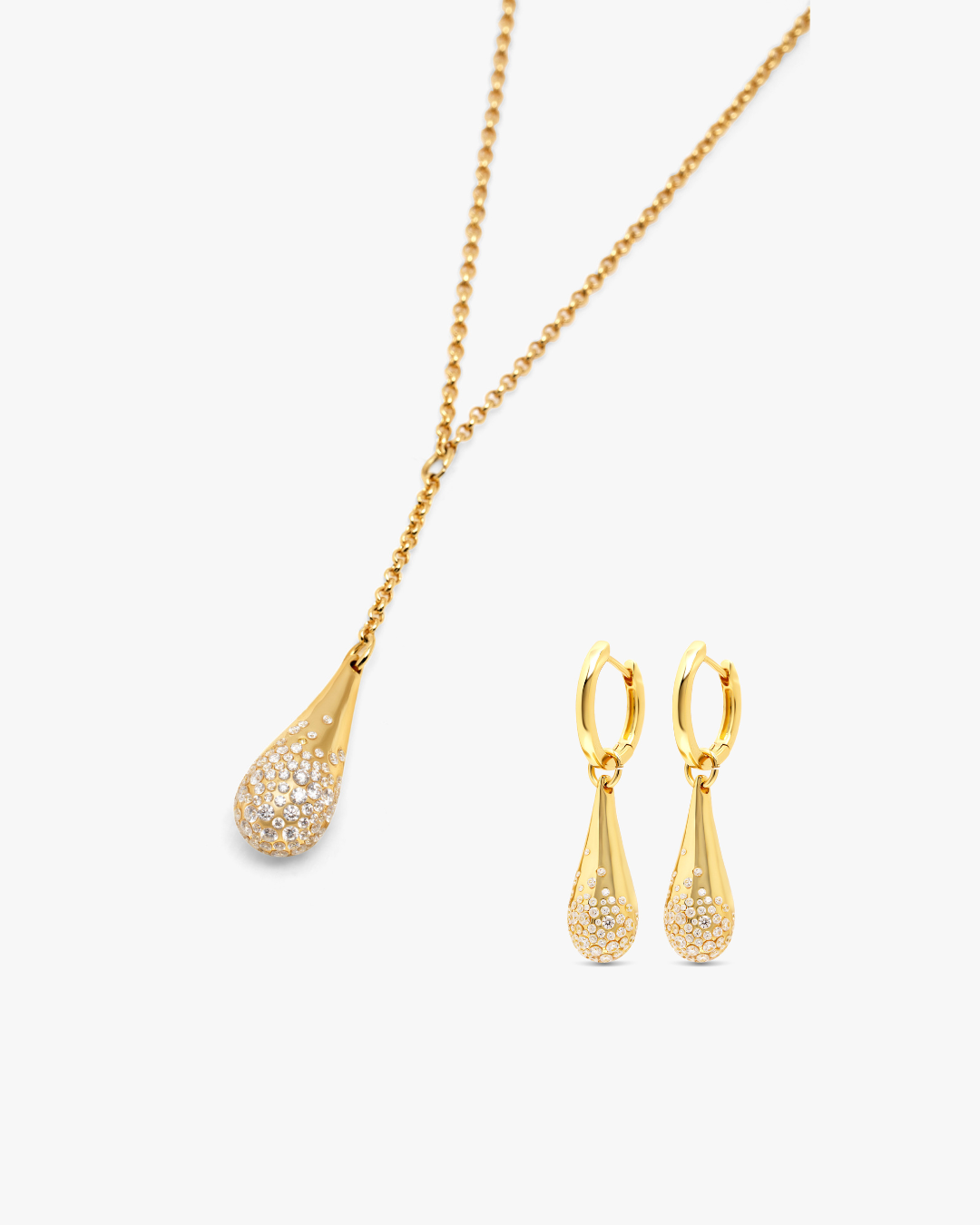 Cascade Necklace & Earrings SET