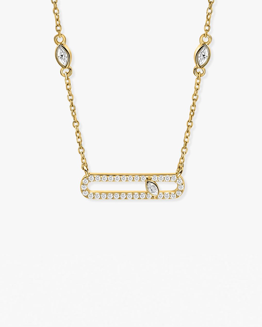 Halo Brilliance necklace