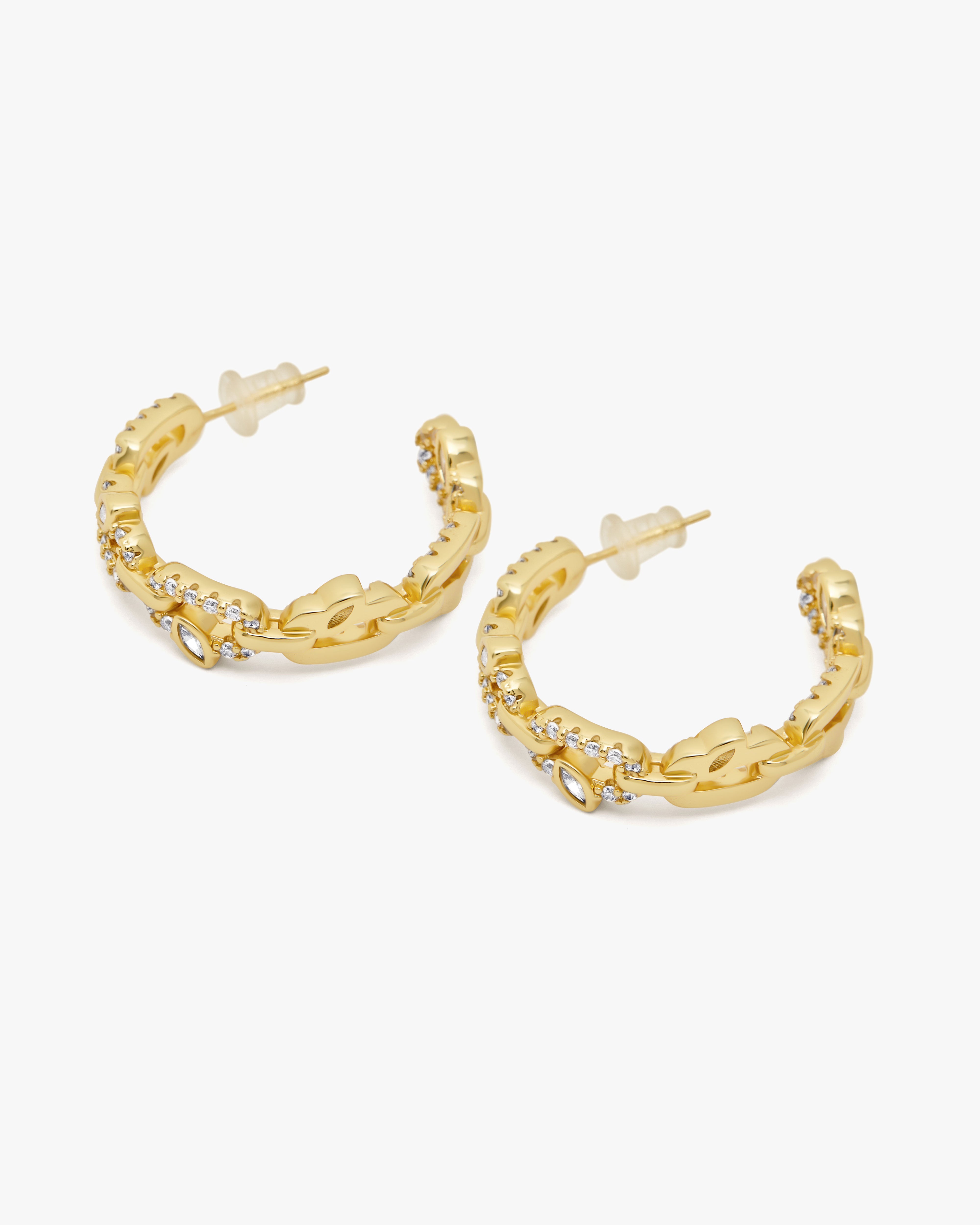 Halo Chain & Veil Grand Hoop Set