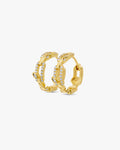 Veil Hoop – 10K Gold