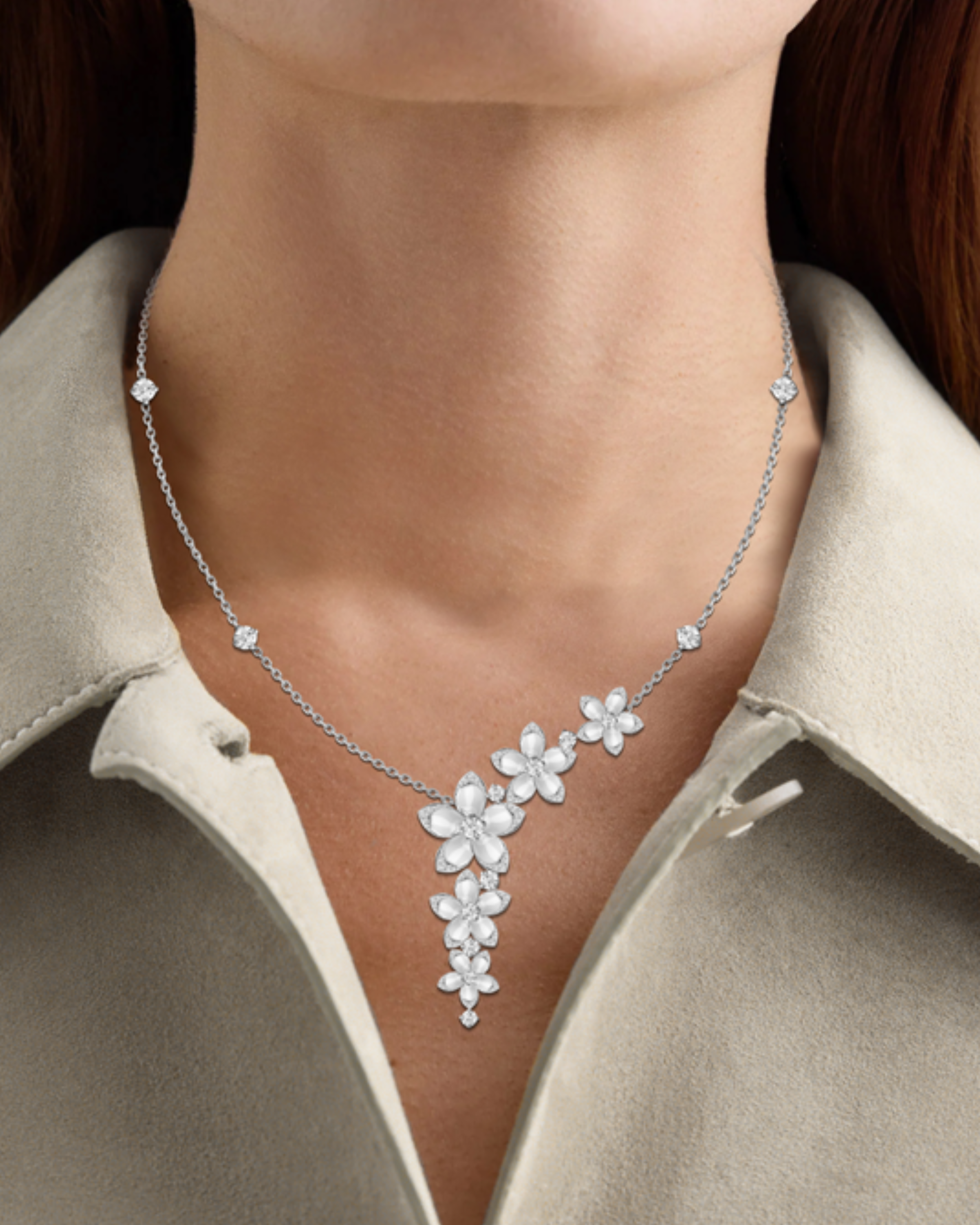 Fiorella Cascade Necklace