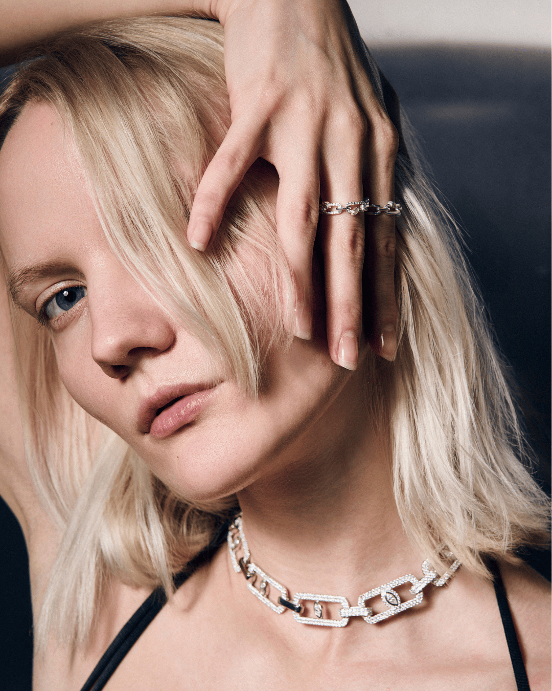 The Celeste (gala) Statement Necklace WG