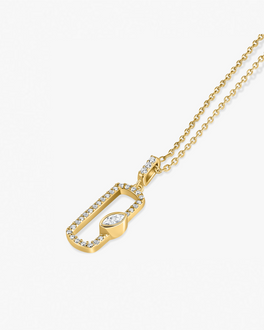 Veil  Brilliance Necklace – Gold Vermeil