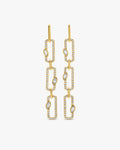 Veil Link Earring – 10K Gold