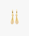 Cascade Hoop – Gold Vermeil