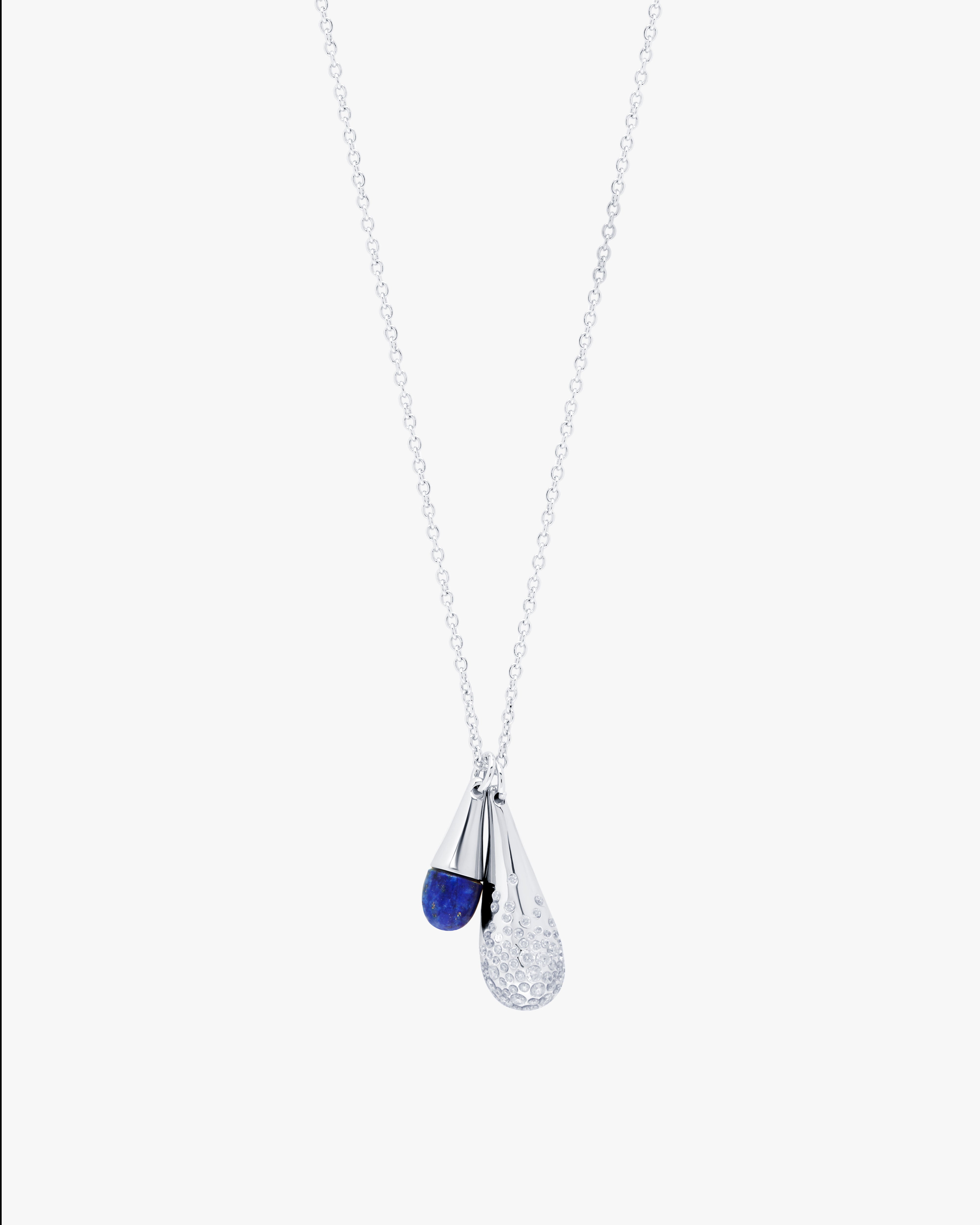 Double Cascade Necklace WG