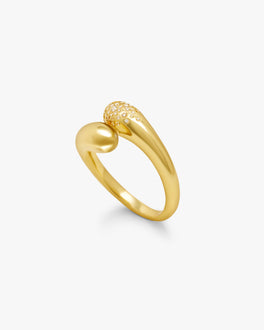 Cascade ring – Gold Vermeil